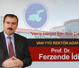 -PROF. DR. FERZENDE İDİZ VAN YYÜ REKTÖR ADAYI