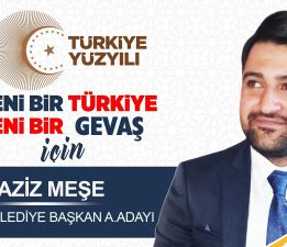 AZİZ MEŞE, GEVAŞ’IN GELECEĞİ İÇİN ADAY ADAYI