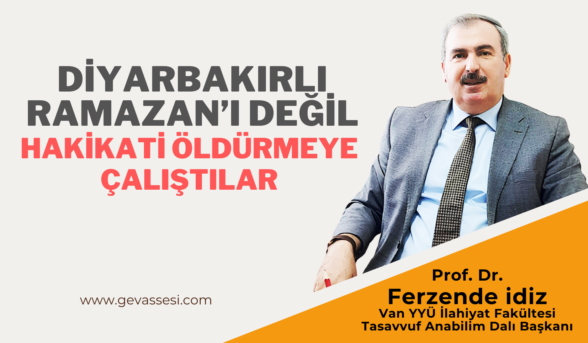 DİYARBAKIRLI RAMAZAN’I DEĞİL HAKİKATİ ÖLDÜRMEYE ÇALIŞTILAR