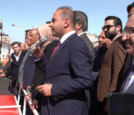 AK PARTİ  MİTİNGİNE YOĞUN KATILIM