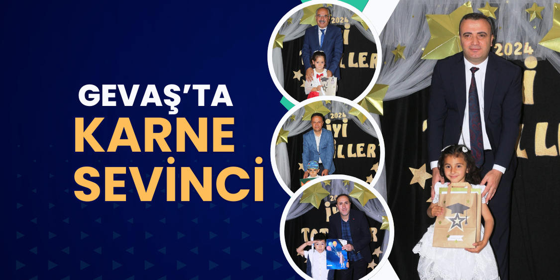Gevaş’ta Karne Sevinci