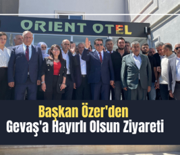 Esenyurt Belediye Başkanı Prof. Dr. Ahmet Özer’den Gevaş’a Hayırlı Olsun Ziyareti