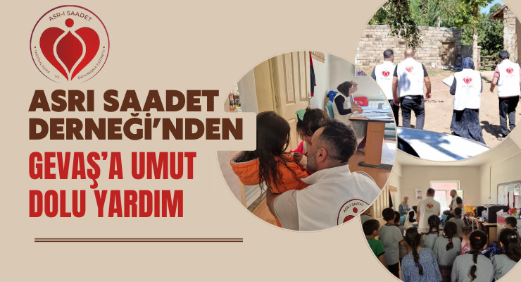 Asr-ı Saadet Derneği’nden Gevaş’ta Örnek Dayanışma